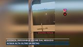 Vicenza, impossibile uscire dal negozio