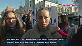 Milano, protesta dei genitori per i topi alla scuola