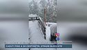 Freddo e neve, tutto imbiancato all'Abetone