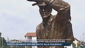 Padova, la statua dell'alpino con fucile divide