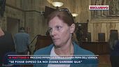 Processo Pifferi, la sorella Viviana prima dell'udienza