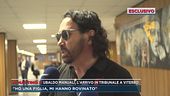 Ubaldo Manuali, l'arrivo in tribunale a Viterbo
