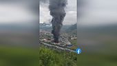 Bolzano, incendio azienda colonnine elettriche