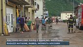 Maltempo record, paura e danni nel bresciano