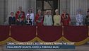 Londra, la famiglia reale al balcone durante il Trooping the colour