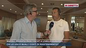 Napoli, da uno yacht nel porto di Mergellina