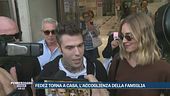 Fedez torna a casa, l'accoglienza della famiglia