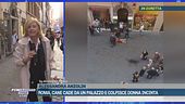 Roma, cane cade da un palazzo e colpisce donna incinta