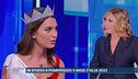 In studio a Pomeriggio 5 Miss Italia 2023