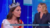 In studio a Pomeriggio 5 Miss Italia 2023
