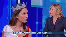 In studio a Pomeriggio 5 Miss Italia 2023