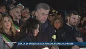 Giulia, in migliaia alla fiaccolata nel suo paese