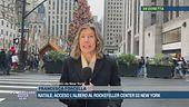 Natale, acceso l'albero al Rockfeller center di New York