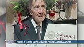 Foggia, nonno Leonardo a 91 anni 15 volte laureato
