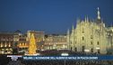 Milano, l'accensione dell'albero di Natale in Piazza Duomo