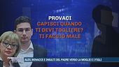 Alex, minacce e insulti del padre verso la moglie e i figli
