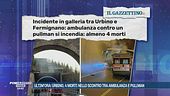 Ultim'ora: Urbino, 4 morti nello schianto tra ambulanza e pullman