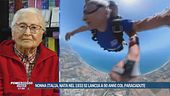 Nonna Italia, si lancia a 90 anni col paracadute