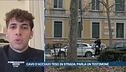 Cavo d'acciaio in strada: parla un testimone