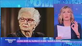 Liliana Segra all'alunna di 10 anni: "Auguri di buona memoria"