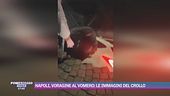 Napoli, voragine al Vomero: le immagini del crollo