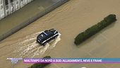Maltempo da nord a sud: allagamenti, neve e frane
