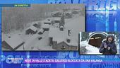 Neve in Valle d'Aosta: galleria bloccata da una valanga