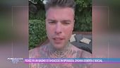 Fedez fa un bagno di ghiaccio in spiaggia, Chiara Ferragni diserta i social