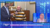Nonno Alfonso, derubato della pensione sul lungomare