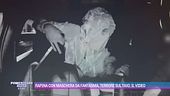 Rapina con maschera da fantasma, terrore sul taxi: il video