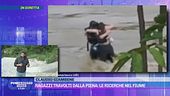Ragazzi travolti dalla piena: le ricerche nel fiume