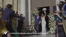 Le nozze di Virginia Mihajlovic e Alessandro Vogliacco