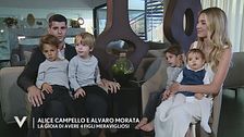 Alice Campello e Alvaro Morata: "La gioia di avere 4 figli meravigliosi"