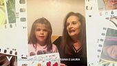 Ginevra e Nicola, i figli di Laura Freddi e Miriana Trevisan
