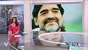 La notizia della morte di Diego Armando Maradona