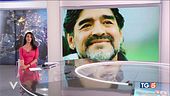 La notizia della morte di Diego Armando Maradona
