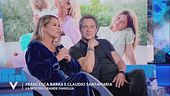 Francesca Barra e Claudio Santamaria e la loro grande famiglia