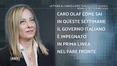 La lettera di Giorgia Meloni al cancelliere tedesco