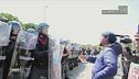 Gli scontri con la polizia negli anni