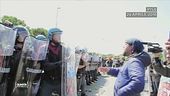 Gli scontri con la polizia negli anni