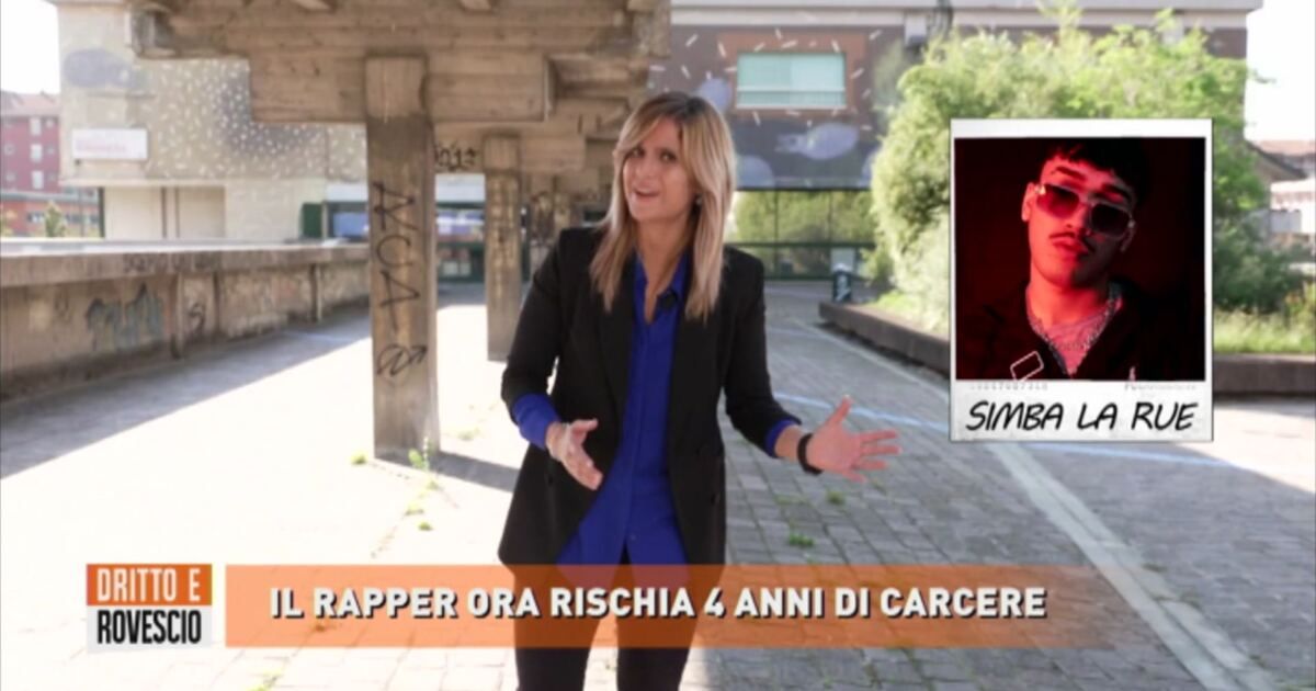 Dritto e rovescio: Simba La Rue: il rapper ora rischia 4 anni di ...