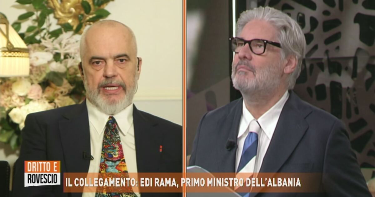 Dritto e rovescio: Intervista a Edi Rama, primo ministro albanese Video ...