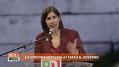 La sinistra in piazza attacca il governo