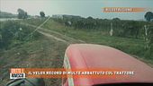 Il velox record di multe abbattuto col trattore