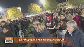 La fiaccolata per ricordare Giulia