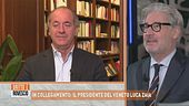 In collegamento il Presidente del Veneto Luca Zaia