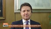A Dritto e rovescio il presidente del M5S Giuseppe Conte