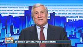 Un anno di Governo, parla Antonio Tajani