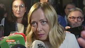 Giorgia Meloni  difende la propria linea