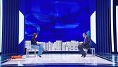 Bianca Berlinguer intervista Matteo Salvini